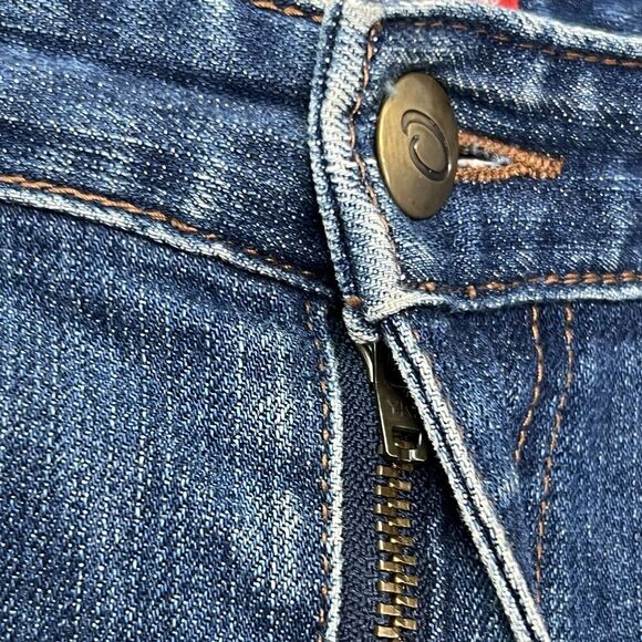 Oscar‎ De La Renta Womens Sz 6 Wide leg Jeans Medium Wash Denim - Picture 4 of 15